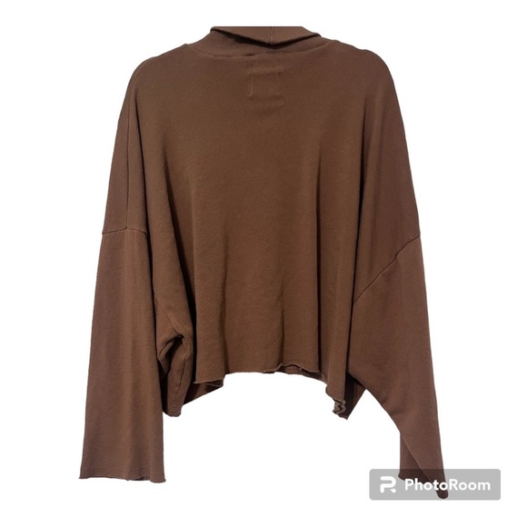 American Eagle | Brown Cropped Turtleneck Sweater | XL - Picture 7 of 7